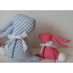 Osterhase aus Stoff - schöne Deko für Ostern - Stoffhase für das Osternest - Osterdeko