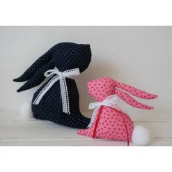 Osterhase aus Stoff - schöne Deko für Ostern - Stoffhase für das Osternest - Osterdeko