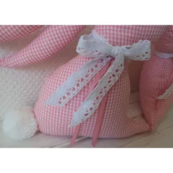 Osterhase aus Stoff - schöne Deko für Ostern - Stoffhase für das Osternest - Osterdeko