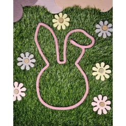 Osterhase aus Strickschlauch • Wanddeko • Geschenkidee • Ostern • Hingucker • Osterdekoration •