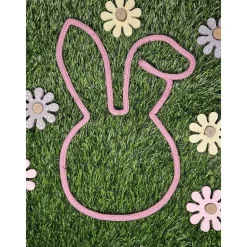 Osterhase aus Strickschlauch • Wanddeko • Geschenkidee • Ostern • Hingucker • Osterdekoration •