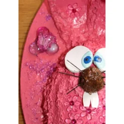 Osterhase BLÜMCHEN-HASE Ostergeschenk Kunst Skulptur Künstler-Figur Osterdeko