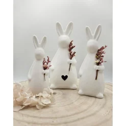 Osterhase Deko modern - Minimalistische Osterhasen Deko - Skandi Osterdeko - 3D gedruckter Hase - Osterdeko Wohnzimmer