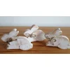 Osterhase 3er-Set *1cm* aus Fichtenholz gesägt im Shabby-Look kaufen