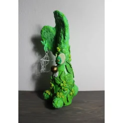 Osterhase FRÜHLINGSHASE handgefertigte Künstler-Figur Osterdeko Geldgeschenk zu Ostern Osterhase Frühlingsdekoration