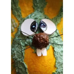 Osterhase FRÜHLINGS-HÄSCHEN Ostergeschenk für die Wand Osterdekoration Hase für die Wand auf Keilrahmen