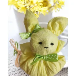 Osterhase Geschenk/Mitbringsel aus Spültuch 3 Stück originell nachhaltig l