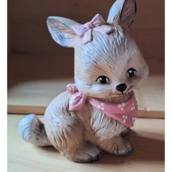 Osterhase Keramik  Ostern  Unikat  Hase mit Tuch