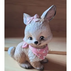 Osterhase Keramik  Ostern  Unikat  Hase mit Tuch