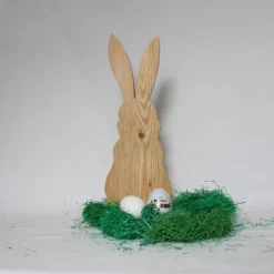 Osterhase, Osterdekoration, Holzhase