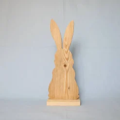 Osterhase, Osterdekoration, Holzhase