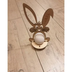 Osterhase, Osterdekoration, Halter für Überraschungsei oder Osterei, Ostergeschenk, Eierhalter, Geschenk Ostern, Bausatz