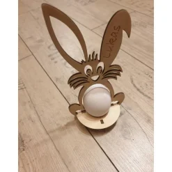 Osterhase, Osterdekoration, Halter für Überraschungsei oder Osterei, Ostergeschenk, Eierhalter, Geschenk Ostern, Bausatz