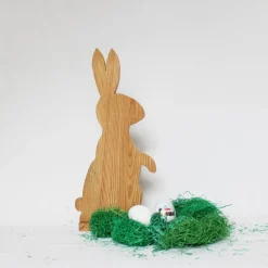 Osterhase, Ostergeschenk, Osterdekoration, Holzhasen, Osterhasen aus Holz,