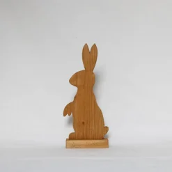 Osterhase, Ostergeschenk, Osterdekoration, Holzhasen, Osterhasen aus Holz,