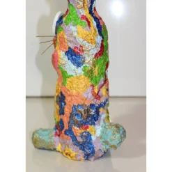 Osterhase RAINBOW BUNNY Osterhase Kunst Skulptur Künstler-Figur Osterdeko