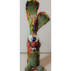 Osterhase RAINBOW BUNNY Osterhase Kunst Skulptur Künstler-Figur Osterdeko