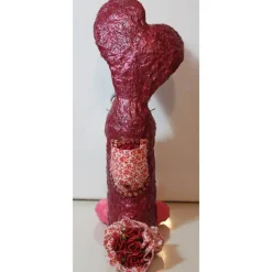 Osterhase ROSI OSTERHASE Kunst Skulptur Künstler-Figur Osterdeko Geldgeschenk Upcycling