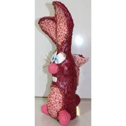 Osterhase ROSI OSTERHASE Kunst Skulptur Künstler-Figur Osterdeko Geldgeschenk Upcycling