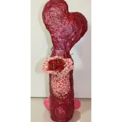 Osterhase ROSI OSTERHASE Kunst Skulptur Künstler-Figur Osterdeko Geldgeschenk Upcycling