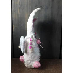 Osterhase SCHNEEHASERL handgefertigte Künstler-Figur Osterdeko Geldgeschenk zu Ostern Osterhase Frühlingsdekoration