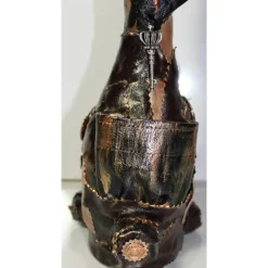 Osterhase STEAMPUNK BUNNY handgefertigte Künstler-Figur Osterdeko Geldgeschenk Bikergeschenk Vatertagsgeschenk