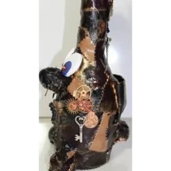 Osterhase STEAMPUNK BUNNY handgefertigte Künstler-Figur Osterdeko Geldgeschenk Bikergeschenk Vatertagsgeschenk