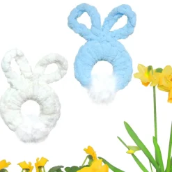 Osterhase zum Aufhängen – Handgemachte Osterdeko in Wunschfarbe für Osterstrauß & Fenster