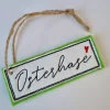 "Osterhase"-Geschenkanhänger aus Filz in GRÜN, von he-ART by helen hesse