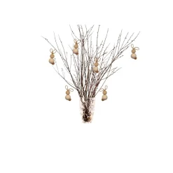 Osterhasen aus Holz Bastelset