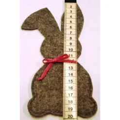 Osterhasen Filz mit Tasche personalisierbar mit Name Geldgeschenk Gutscheine-Verpackung orange dunkelrot graumeliert