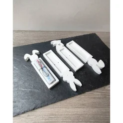 Osterhasen Geldgeschenk Halter aus Profiplast – Geschenkset inkl. Karte & Beutel, verschiedene Modelle & Farben