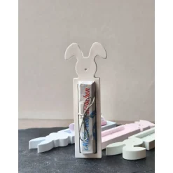 Osterhasen Geldgeschenk Halter aus Profiplast – Geschenkset inkl. Karte & Beutel, verschiedene Modelle & Farben