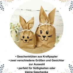 Osterhasen Geschenktüten ~ Geschenkverpackung | Ostern