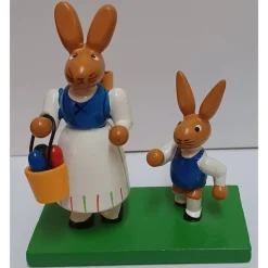 Osterhasen Handarbeit Erzgebirge DDR – Mario Schweda • Vintage Deko