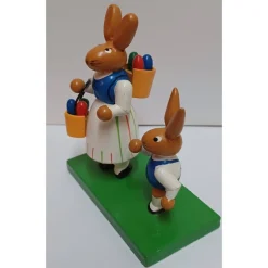 Osterhasen Handarbeit Erzgebirge DDR – Mario Schweda • Vintage Deko