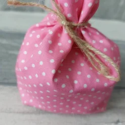 Osterhasenbeutel Stoff Punkte klein