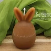 Osterhasenkerze Lauscher karamellbraun
