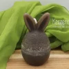 Osterhasenkerze Lauscher dunkelbraun