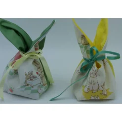 Osterhasen-Stoff-Beutelchen, Geschenkverpackung Ostern