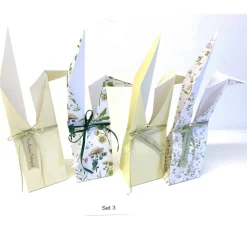 Osterhasen-Tüte aus Papier – Handgemachte Verpackung für Ostereier & Geschenke – Set mit 4 Stück