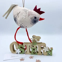 Osterhuhn ca. 10x15 cm, Vogel ,Hängedeko, Osterdeko, Ostergeschenk