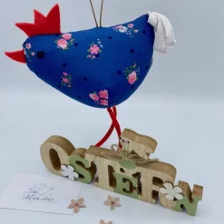 Osterhuhn ca. 10x15 cm, Vogel ,Hängedeko, Osterdeko, Ostergeschenk