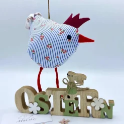 Osterhuhn ca. 10x15 cm, Vogel ,Hängedeko, Osterdeko, Ostergeschenk