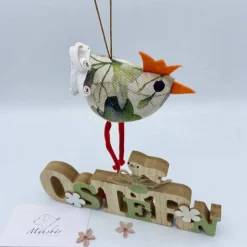 Osterhuhn ca.7x10cm, Vogel ,Hängedeko, Osterdeko, Ostergeschenk,