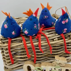 Osterhuhn ca.7x10cm, Vogel ,Hängedeko, Osterdeko, Ostergeschenk,