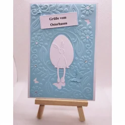 Osterkarte - Grußkarte zu Ostern, Hase Dou-Dou