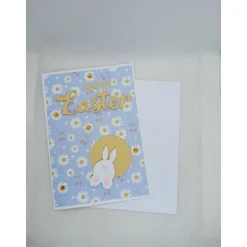 Osterkarte - Grußkarte zu Ostern, Hase, Happy Easter