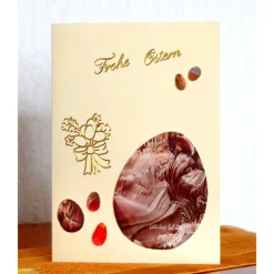 Osterkarte als Unikat mit Encaustic-Malerei