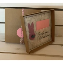 OSTERKARTE AUS FILZ, Geldgeschenk, Geschenkbox, Gutscheinbox, ... Gutschein, ...OSTERN...OSTERHASE...